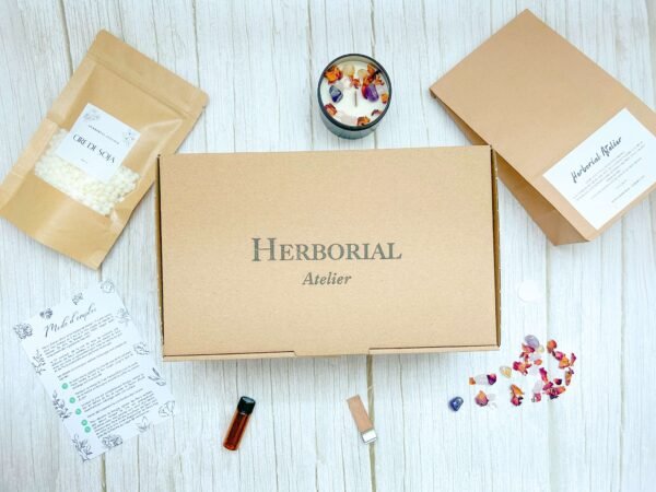 2 Kit Bougie avec Cristaux - Herborial Atelier – Image 4