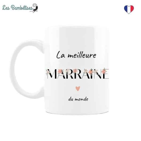 Mug Marraine Fleurs Boho - Les Bambetises