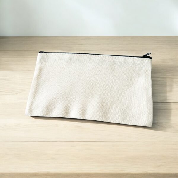 Trousse Blanche en Coton – Image 2