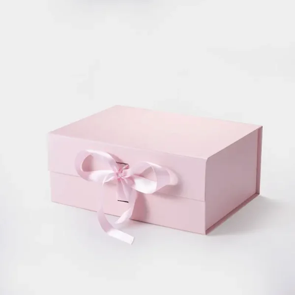 coffret noeud rose