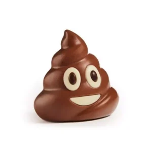 emoji crotte chocolat au lait