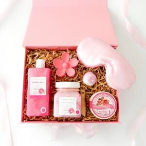 box cadeau à fleur de rose