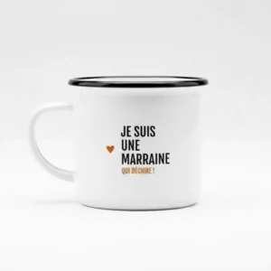 mug je suis une marraine qui déchire