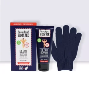 crème dépilatoire pour homme avec gant