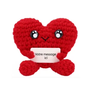 patate positive en forme de coeur à personnaliser avec son message ou à imprimer