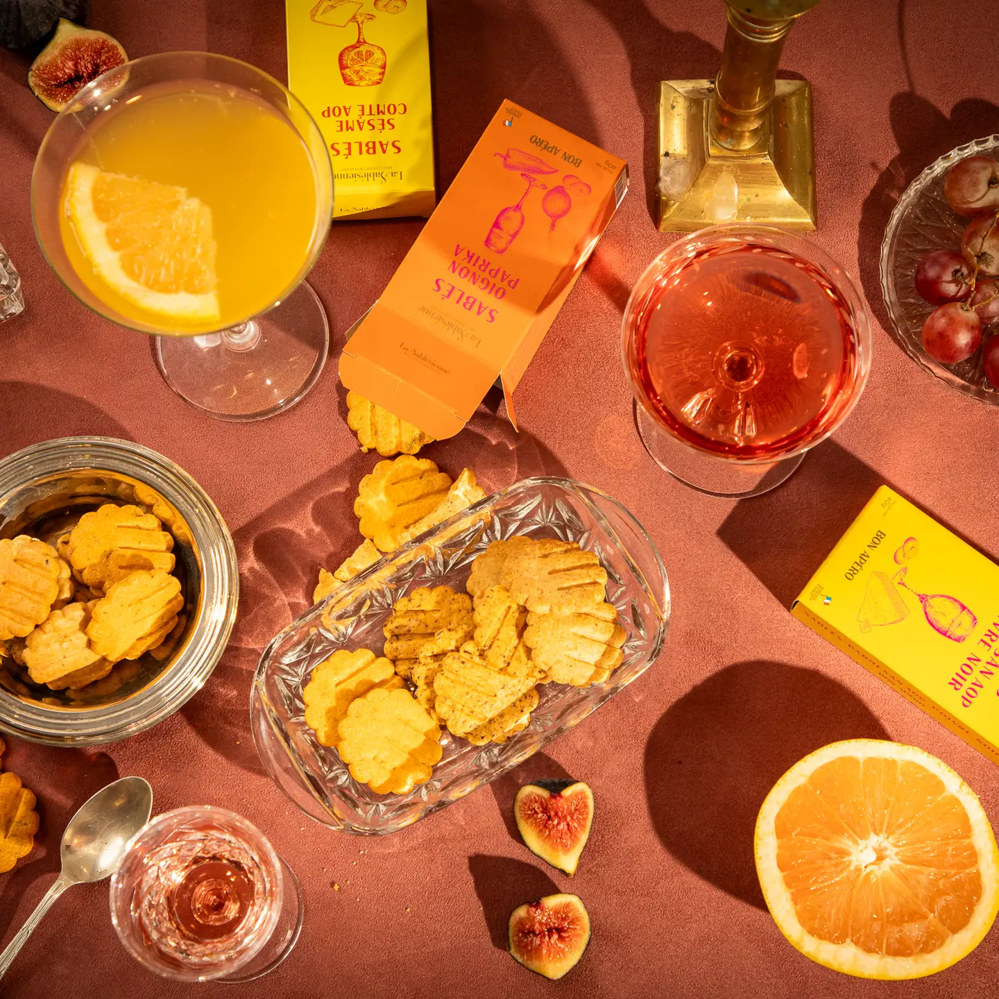 apéritif salé sésame comté