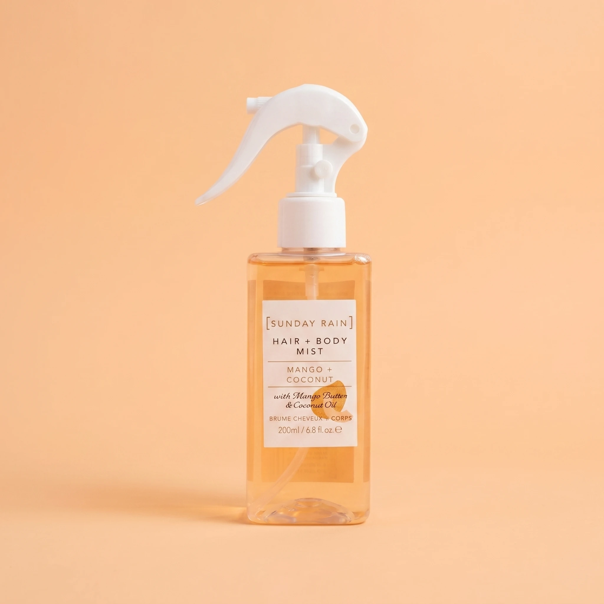 spray mangue coco pour cheveux et corps