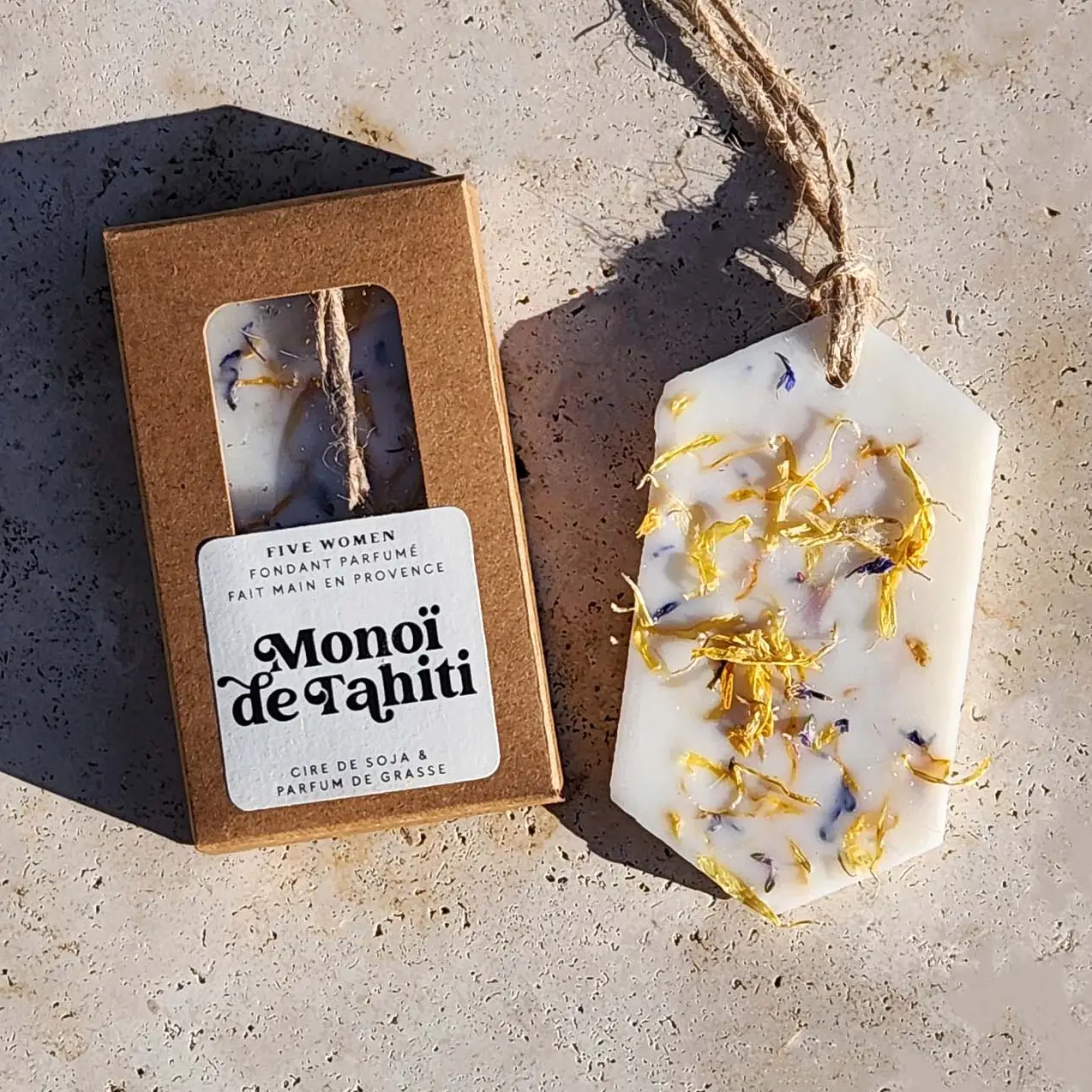 tablette parfumée monoï