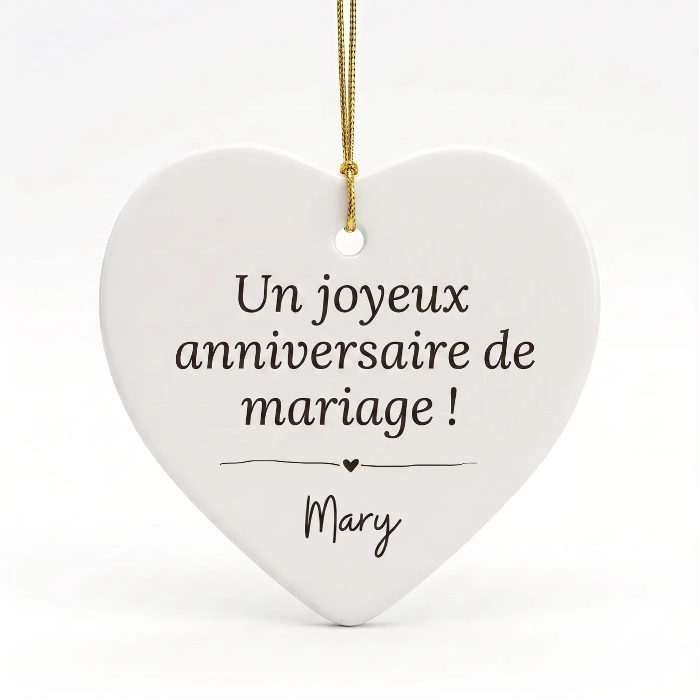Ornement avec Message