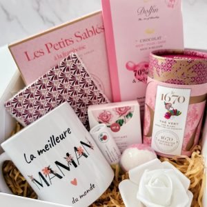 coffret cadeaux rose